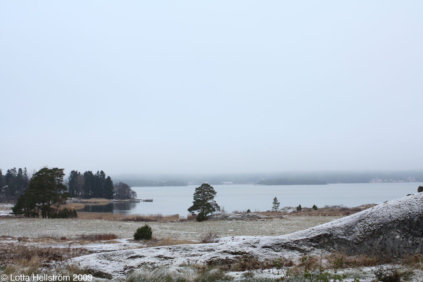 Vintermorgon vid Bråviken